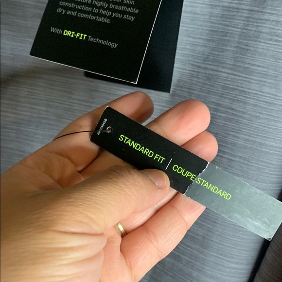 NWT Nike Gray Dri-FIT Long Sleeve Shirt - Picture 8 of 10